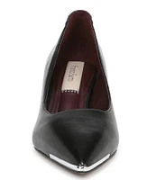 Franco Sarto Kalsa Leather Kitten Heel Pumps