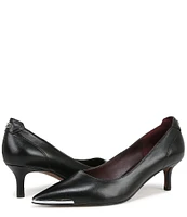 Franco Sarto Kalsa Leather Kitten Heel Pumps