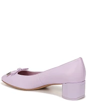 Franco Sarto Natalia Leather Bow Ballet Pumps