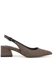 Franco Sarto Racer2 Herringbone Fabric Slingback Pumps