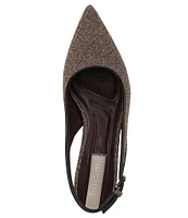 Franco Sarto Racer2 Herringbone Fabric Slingback Pumps