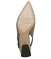 Franco Sarto Racer2 Herringbone Fabric Slingback Pumps