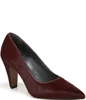 Franco Sarto Sage2 Calf Hair Pointed Toe Dress Pumps