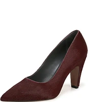 Franco Sarto Sage2 Calf Hair Pointed Toe Dress Pumps