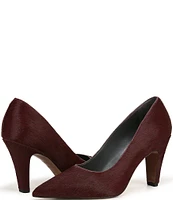 Franco Sarto Sage2 Calf Hair Pointed Toe Dress Pumps