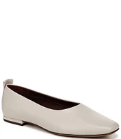 Franco Sarto Vana Leather Square Toe Flats