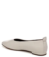 Franco Sarto Vana Leather Square Toe Flats