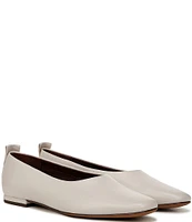 Franco Sarto Vana Leather Square Toe Flats