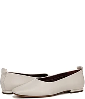 Franco Sarto Vana Leather Square Toe Flats