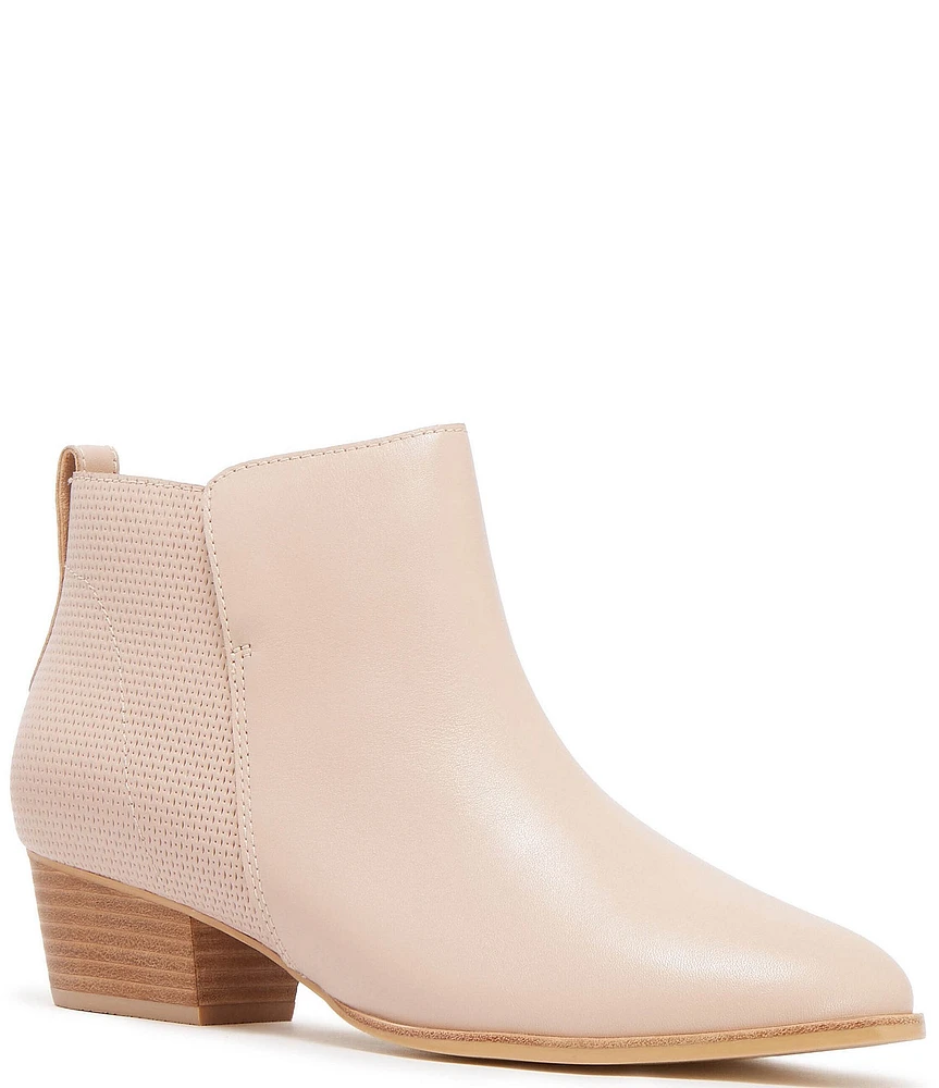 FRANKIE4 Charleston Side Zip Leather Booties