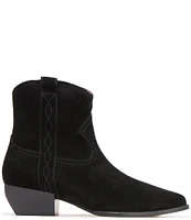 FRANKIE4 Shadow Western Suede Booties