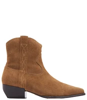 FRANKIE4 Shadow Western Suede Booties