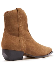 FRANKIE4 Shadow Western Suede Booties