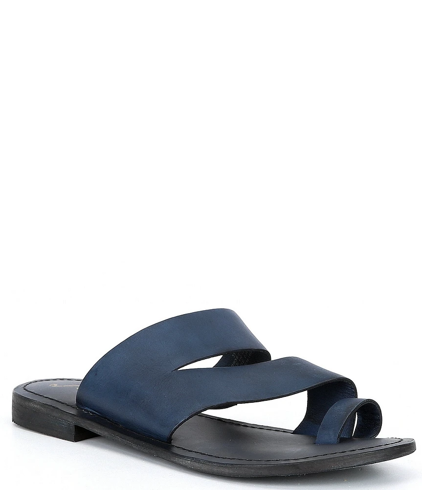 Free People Abilene Leather Toe Loop Thong Sandals