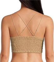 Free People Adella Crochet Lace Plunge Neck Bralette