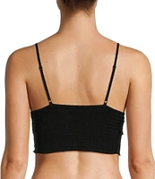 Free People Amina Lace Longline V-Neck Bralette