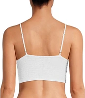 Free People Amina Lace Longline V-Neck Bralette