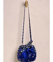 Free People Aria Mini Velvet Slouchy Bag