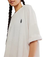FP Movement Back Me Up Crew Neck Short Sleeves Oversize Short Set