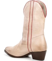 Free People Borderline Leather Western Inspired Boots