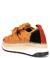 Free People Chapmin Suede Chunky Espadrille Platform Sneakers