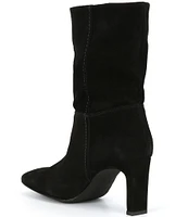 Free People Claudette Slouch Suede Booties