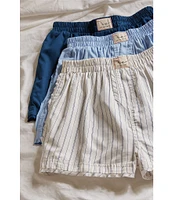 Free People Day To Day Solid Woven Boxer Shorts