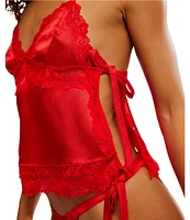 Free People First Blush Satin Cami & Panty Set