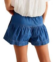 Free People Fleur Denim High Rise Denim Shorts