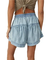 Free People Fleur Denim High Rise Denim Shorts