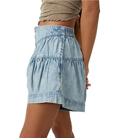Free People Fleur Denim High Rise Denim Shorts