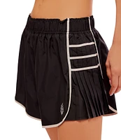 Free People FP Movement Easy Tiger High Rise Smocked Waist Shorts