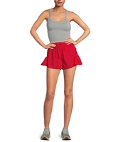 Free People FP Movement Get Your Flirt On High Rise Shorts