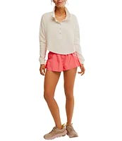 Free People FP Movement Get Your Flirt On High Rise Shorts