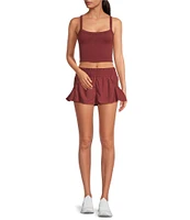 Free People FP Movement Get Your Flirt On High Rise Shorts