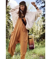 Free People FP Movement Hit the Slopes Stand Collar Long Sleeve Snap Front Jacket