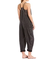 Free People FP Movement Sleeveless Scoop Neck Ankle Length Patch Pocket Hot Shot Onesie