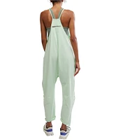 Free People FP Movement Sleeveless Scoop Neck Ankle Length Patch Pocket Hot Shot Onesie