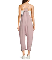 Free People FP Movement Sleeveless Scoop Neck Ankle Length Patch Pocket Hot Shot Onesie