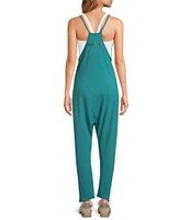 Free People FP Movement Sleeveless Scoop Neck Ankle Length Patch Pocket Hot Shot Onesie