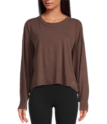 Free People FP Movement Inspire Layer Cropped Long Sleeve Shirt