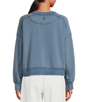 Free People FP Movement Intercept Cropped Pullover