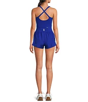 Free People FP Movement Righteous Runsie One Piece Romper