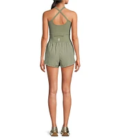 Free People FP Movement Righteous Runsie One Piece Romper