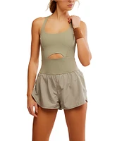 Free People FP Movement Righteous Runsie One Piece Romper