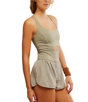 Free People FP Movement Righteous Runsie One Piece Romper