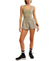 Free People FP Movement Righteous Runsie One Piece Romper