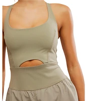 Free People FP Movement Righteous Runsie One Piece Romper