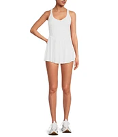 Free People FP Movement Smockin Hot Scoop Neck Sleeveless Dress
