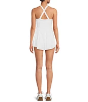 Free People FP Movement Smockin Hot Scoop Neck Sleeveless Dress